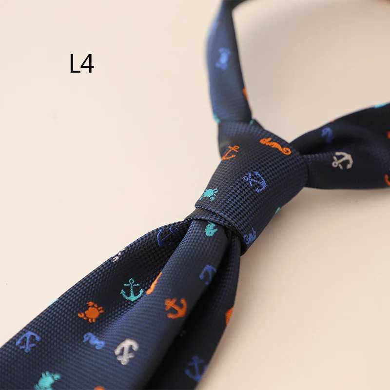 2025 New Korean Formal Silk Neckties Business Mens Floral Neck Tie Anchor Dots 8cm Ties Wedding Party Banquet Accessories Cravat X250407