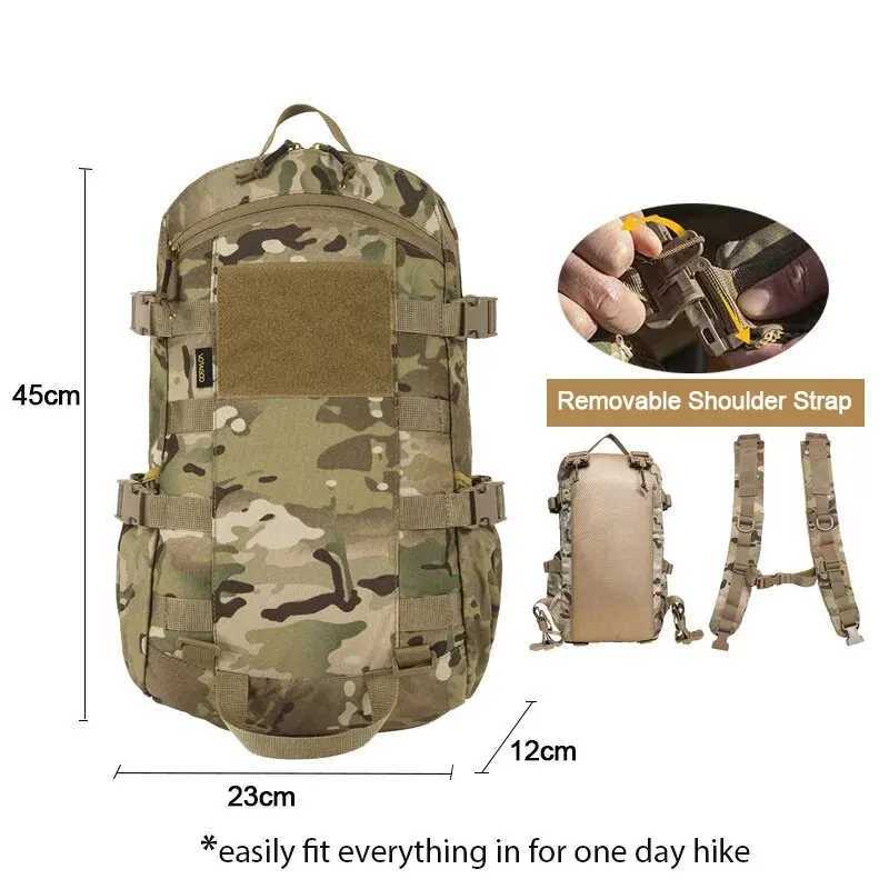Tactical Cycling Backpack Camping Travel Bag For Men Camouflage Riding Outdoor Molle Daypack Laptop Hiking Hunting Fishing BagC250407