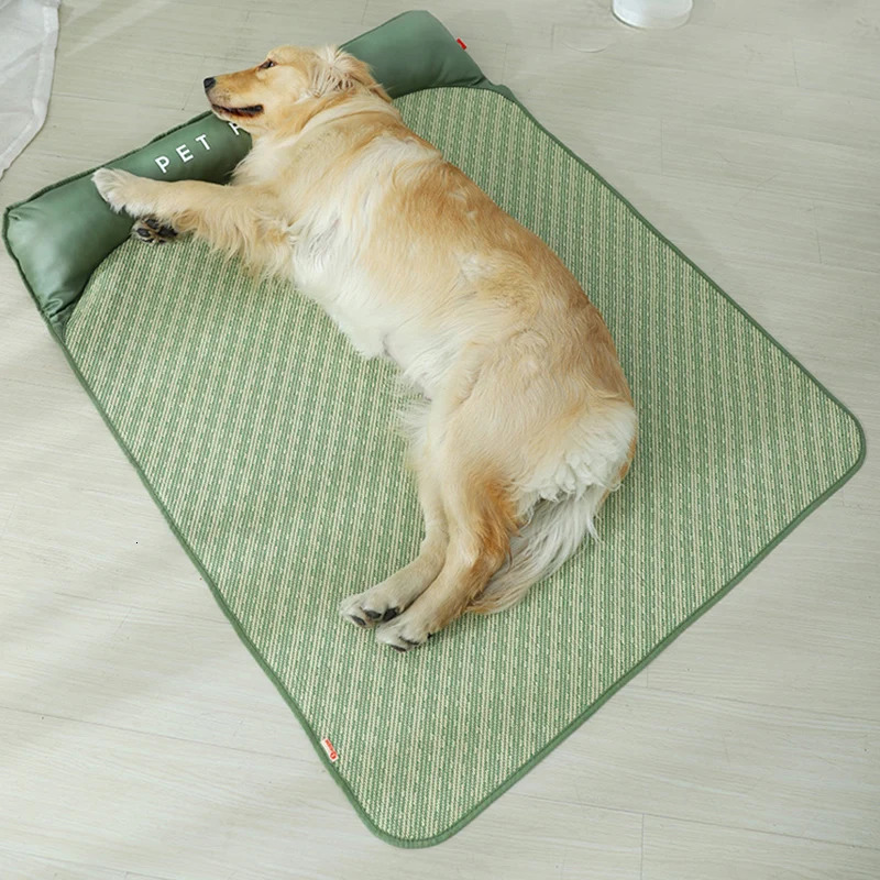 HOOPET Summer Dog Bed Cat Cool Mat Breathable Pet Sleep Ice Cushion for Small Medium Large Dog Cat Pet Cooling Mat Supplies 250407