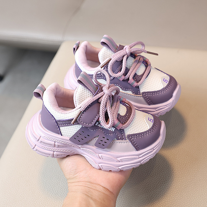 Kids Sneakers for Girls Fashion Design Sports Shoes Kidszworld for Toddlers Non-slip Children School Running Shoes for Boys Size 21 - 30 K0637