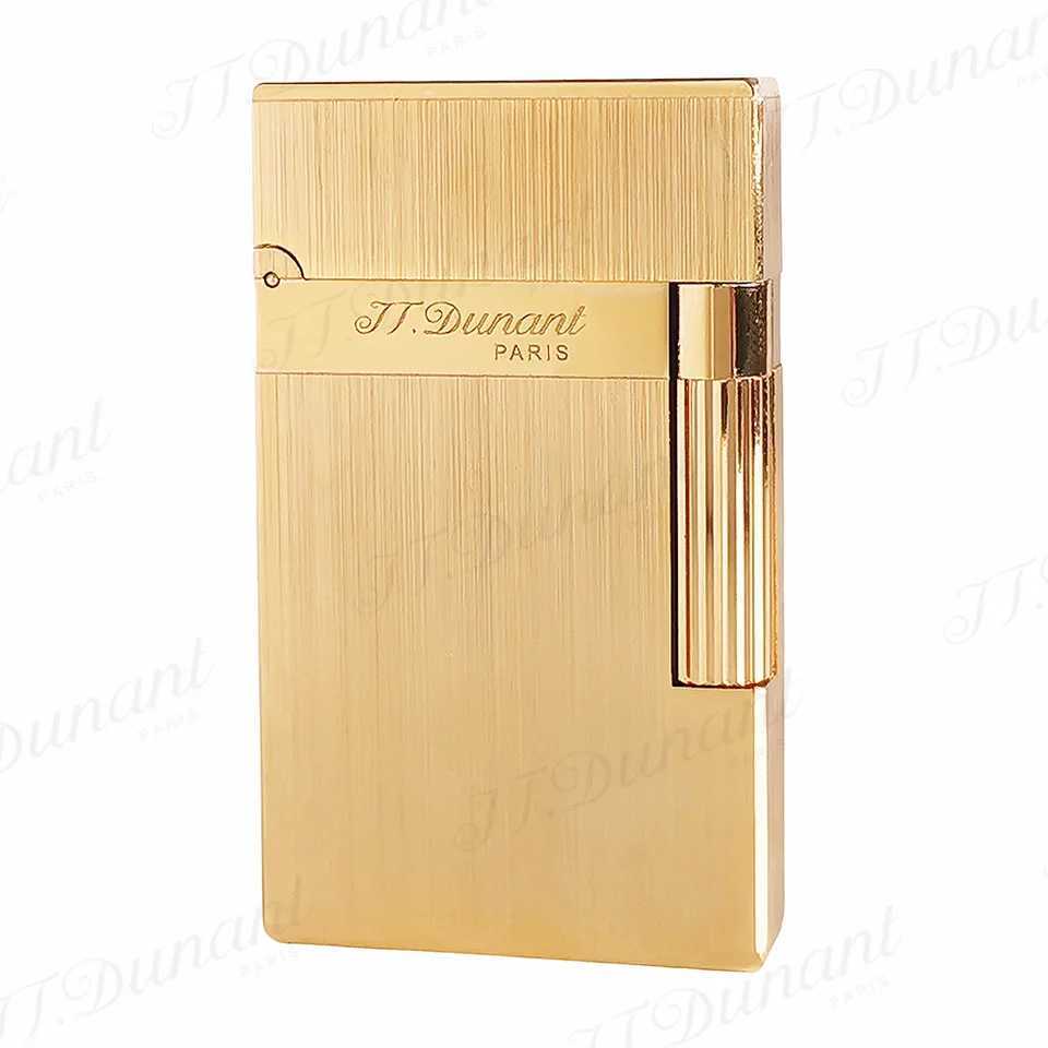2024 New JT Dunant Lighter Bright Sound Brushing Metal Cigar Tool Fashion Outdoor Tobacco Small Tool Birthday GiftXJ250407