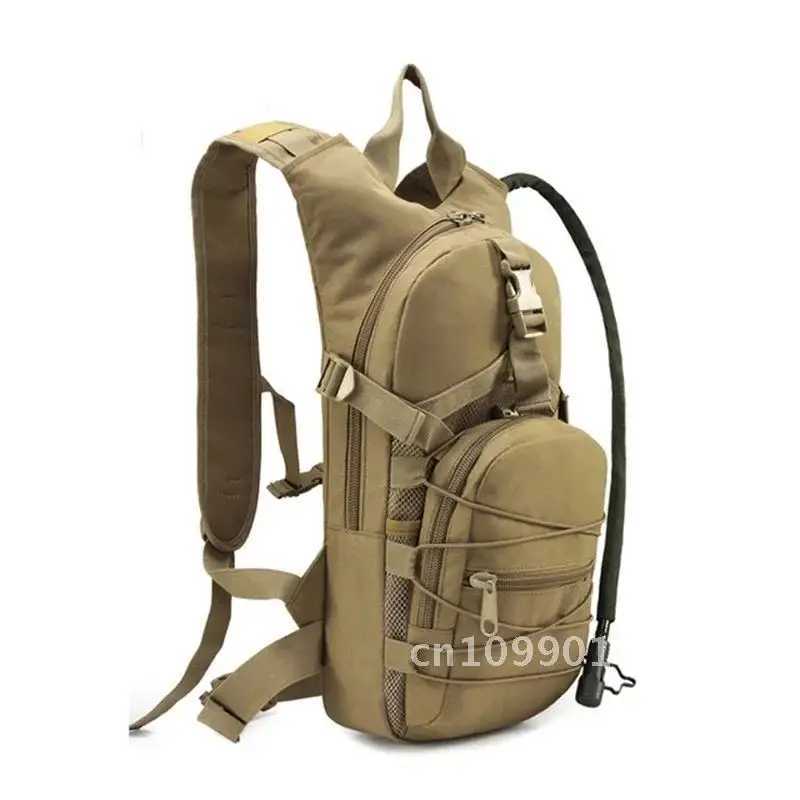 18L Lightweight Tactical Backpack Water Bag Camel Survival Backpack Hiking Hydration Pouch Rucksack Camping Bicycle DaypackC250407