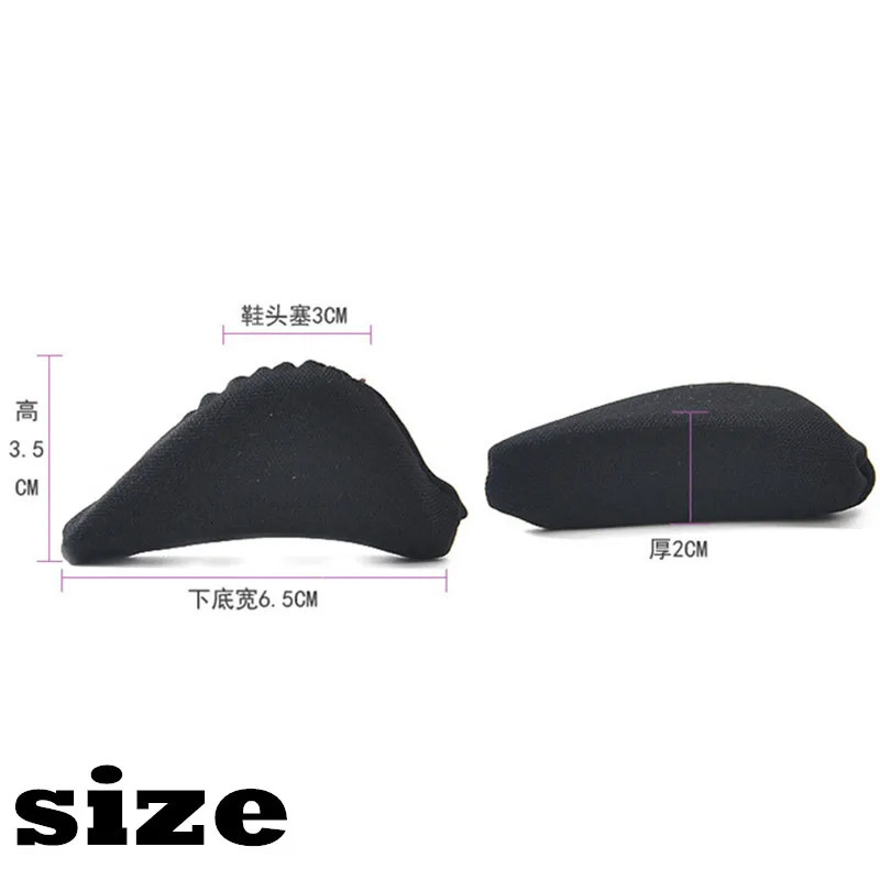 RHBJ Sponge Forefoot Insert Pads Women Pain Relief High Heel Insoles Reduce Shoe Size Filler Protector Adjuster Shoe Foot Care 250408