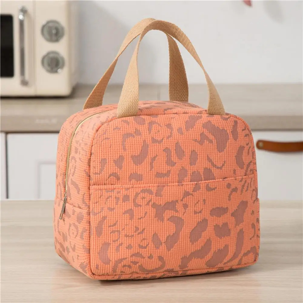 Girls Food Box Durable Waterproof Lunch Box Portable Zipper Large-capacity Thermal Lunch Bag Thermal Insulated Camping Bags 250408