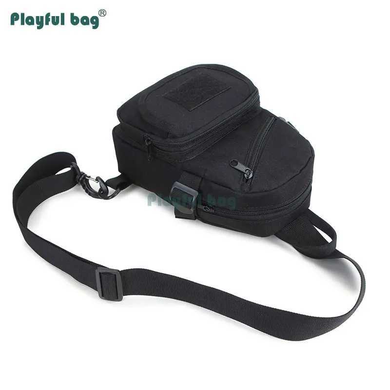 Outdoor Cycling Sports Camouflage Chest bag 600D Waterproof Mens Tactic Crossbody Bag AVA05C250407