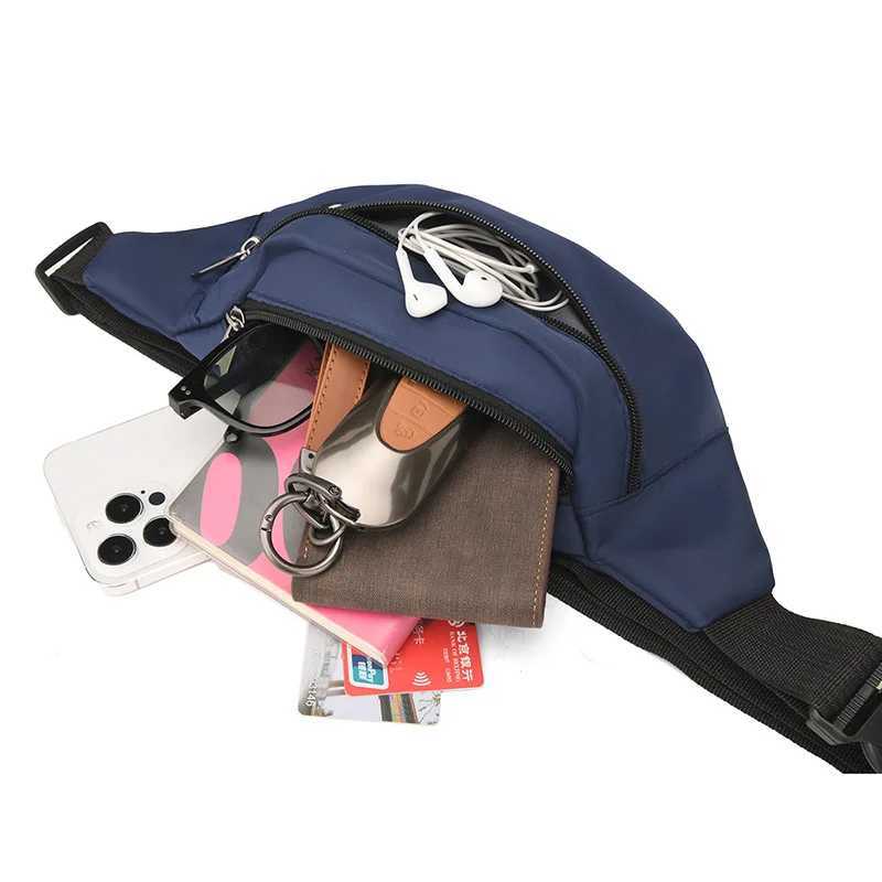Travel womens mens waist bag casual function shoulder strap bag sports strap bag mobile phone money bag Fanny Hip Z250407