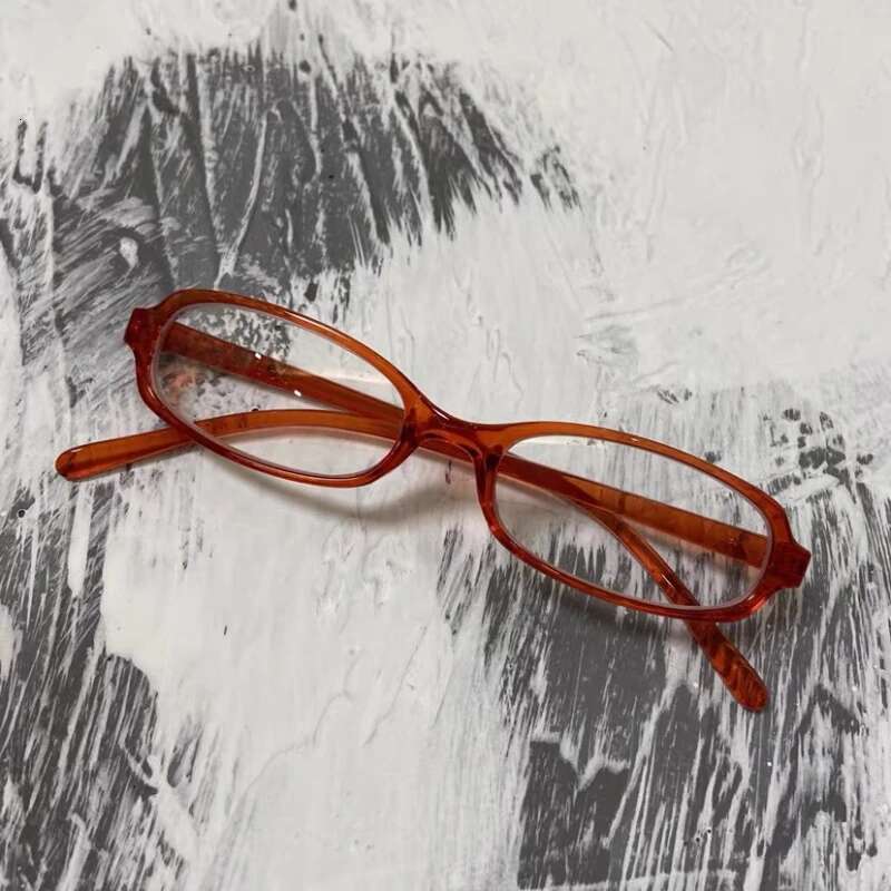 Y2K Women Oval Gradient Green Frame Narrow Small Eyeglass Girls Outdoor Fashion Wear with Seaside Driving Glasses