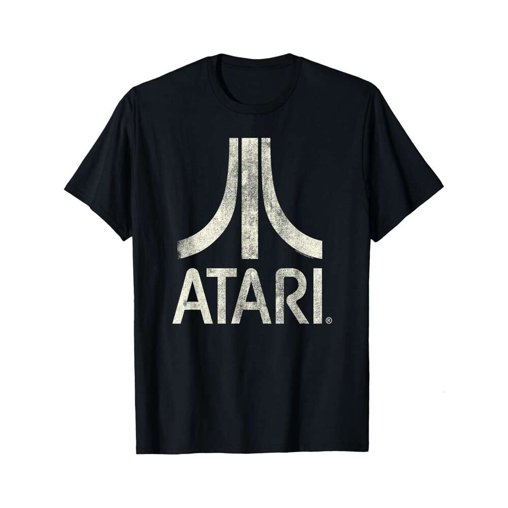 Designer T shirt Ripple Junction x ATARIs Classic Video Game Logo Design Print - 220g Tshits