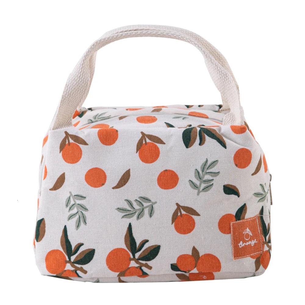 1 cute fruit lunch bag suitable for women portable insulated bento container school food 250401