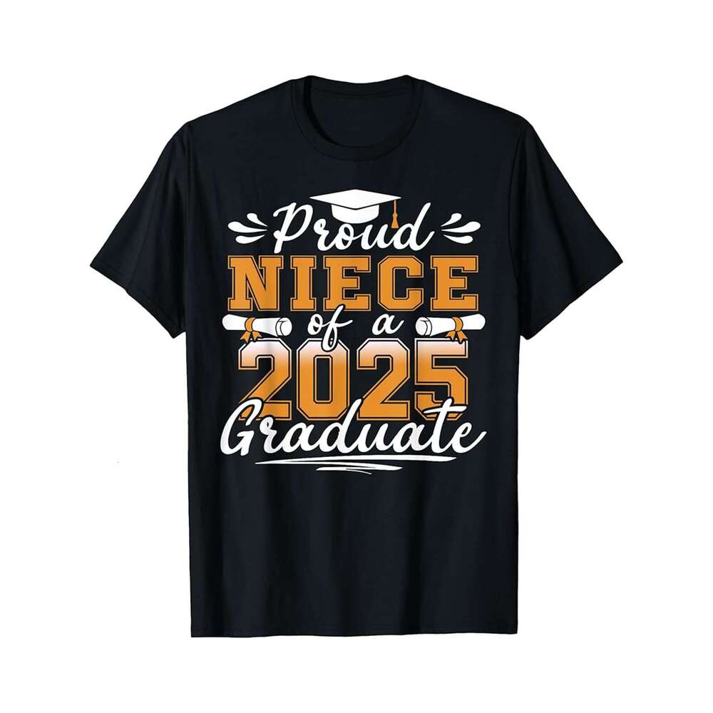 Designer T shirt Proud Nonnie of a class of 2025 graduate for graduation - 220g Tshits