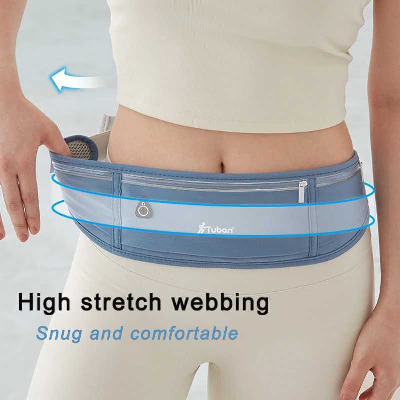 Portable sports waist bag suitable for mens and womens running mobile phones outdoor hiking fitness and close range fitness waist bag 01 Z250407