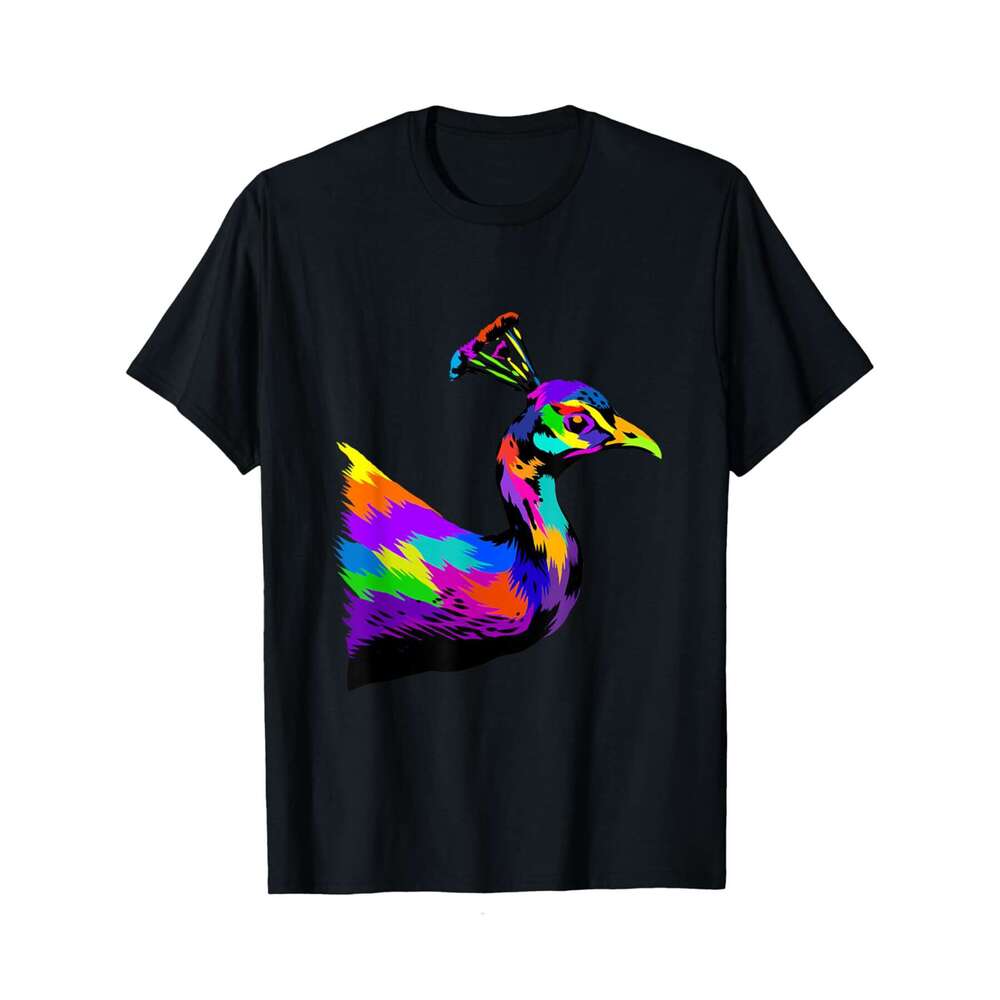 Designer T shirt Pop Art Moose Elk Wild Animal Face Moose Hunter Moose Lover - 220g Tshits