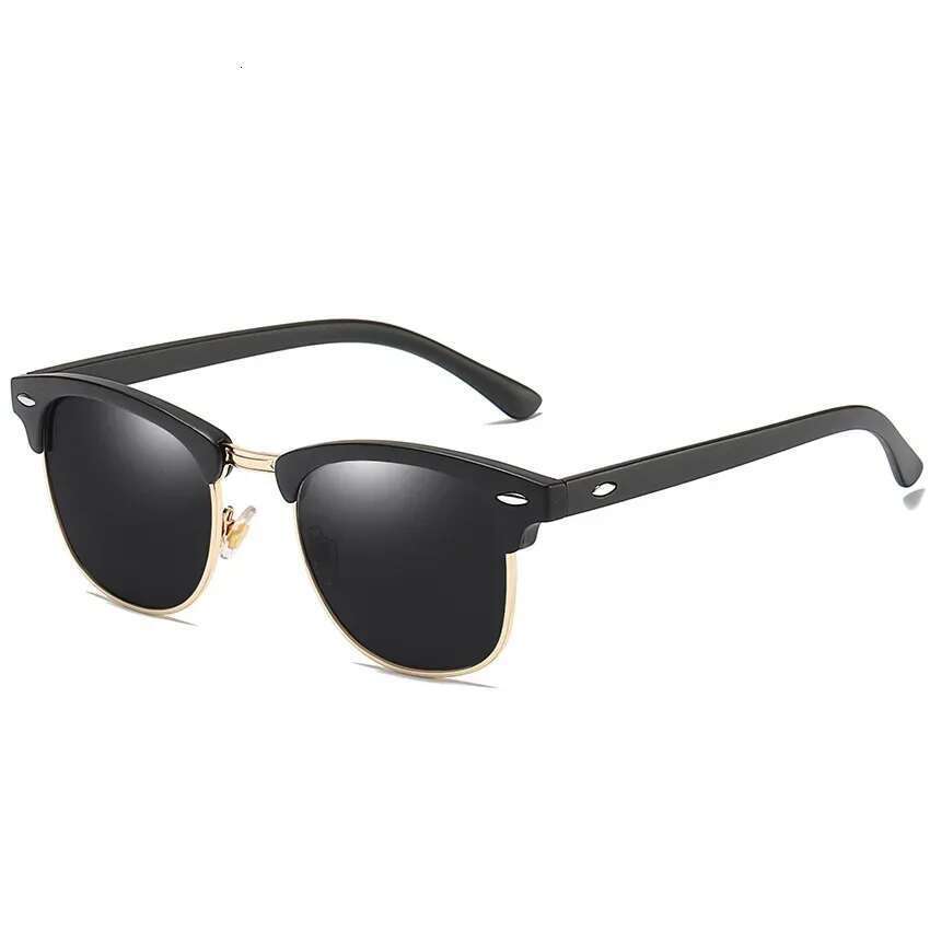 Vintage for Men Women Designer Sunglasses Sunscreen Fishing Outdoor Oval Shape Uv400 Polarized Lens