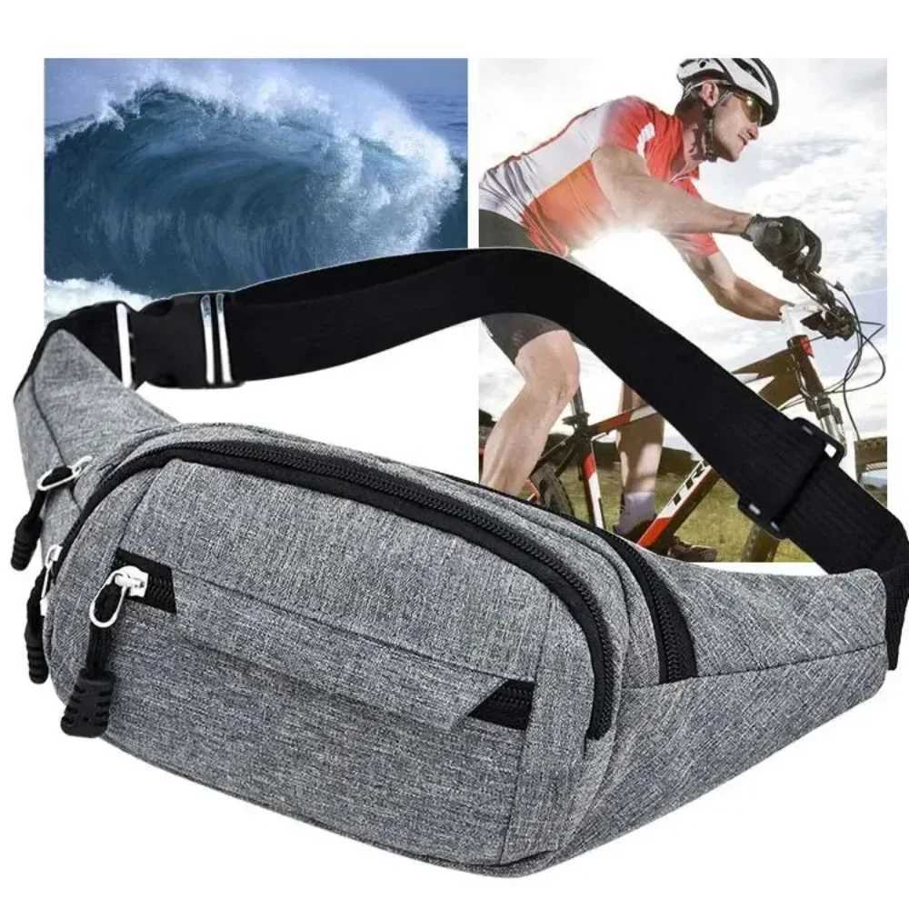 2024 Womens Portable Waist Bag Multi functional Large Capacity Bag with Anti splash and Wear resistant Construction Site Pocket Z250407