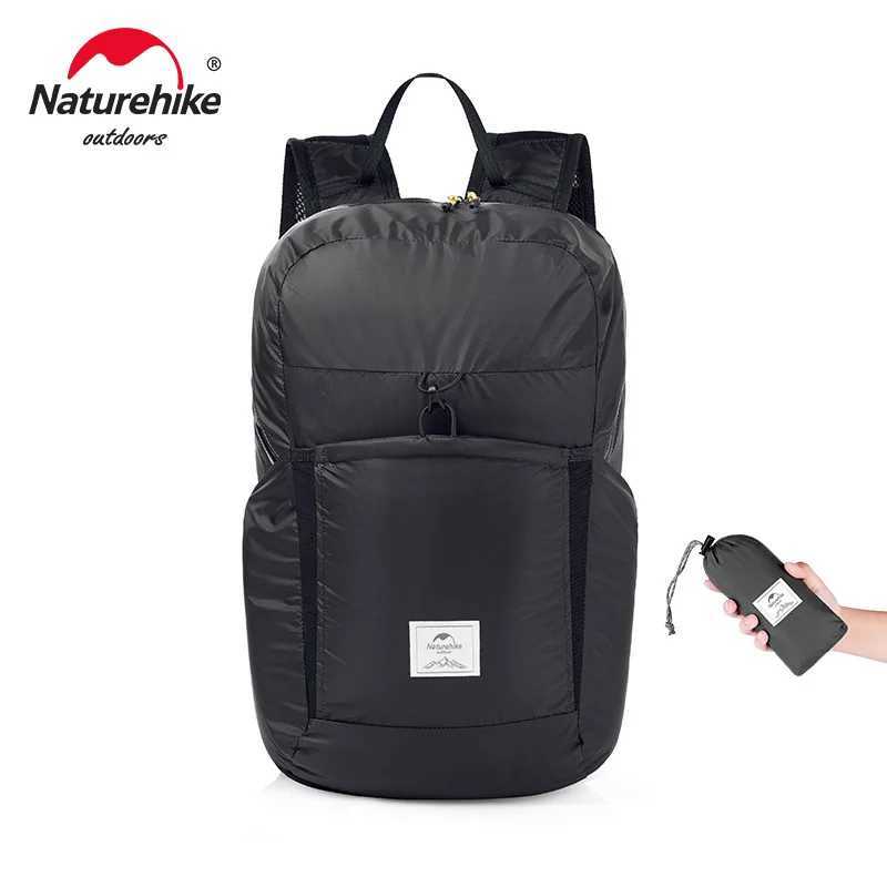 Naturehike Backpack 170g 22L Ultrght Shoulder Bag Women Man Outdoor Camping Travel Climbing Trekking Waterproof Folding BagsC250407