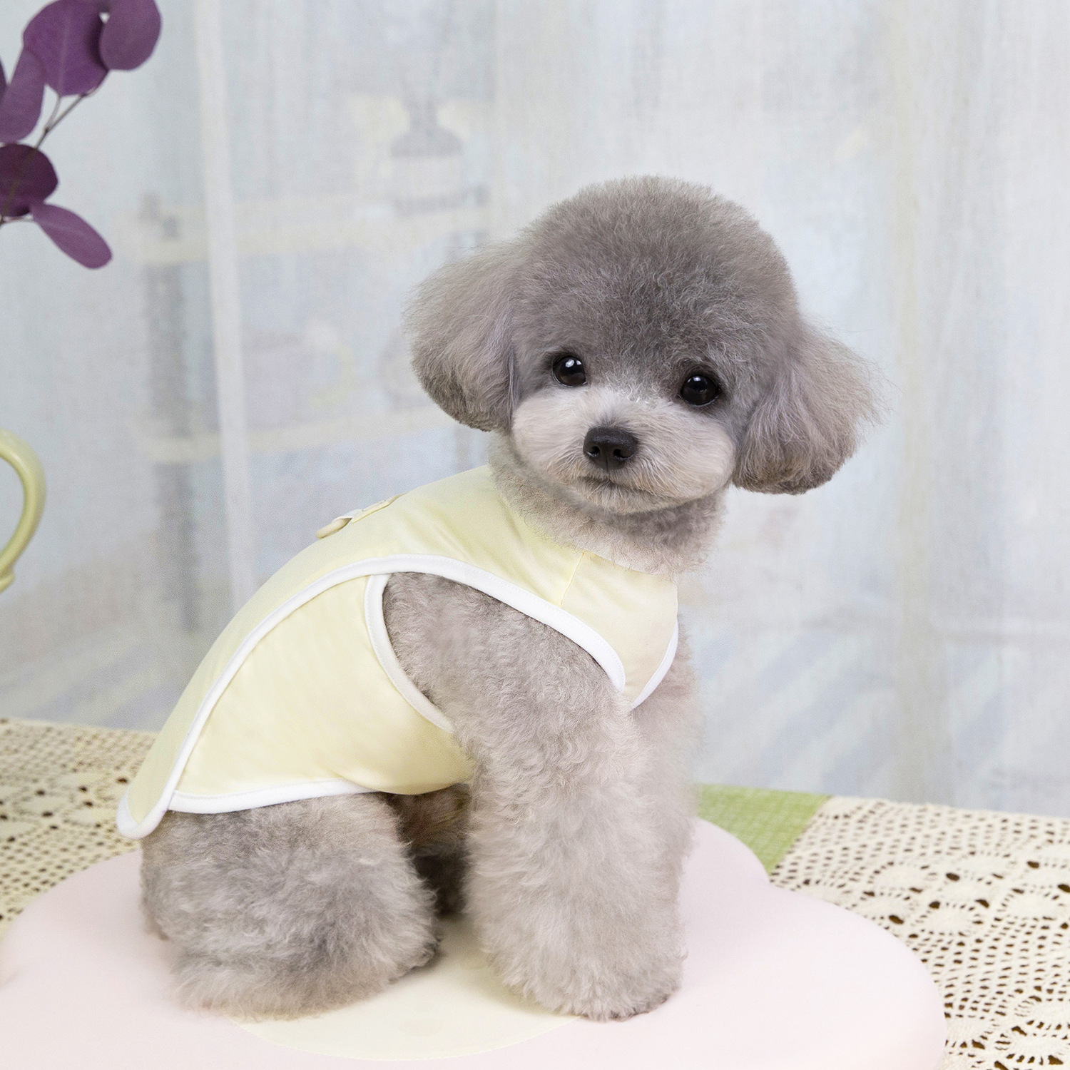 Dog Shirts Dog Clothes 3 Pack for Small Medium Dogs, Breathable Lightweight Cool Pet T Shirt Sleeveless Vest for Summer Puppy Cat Boy Girl Outfit Pink