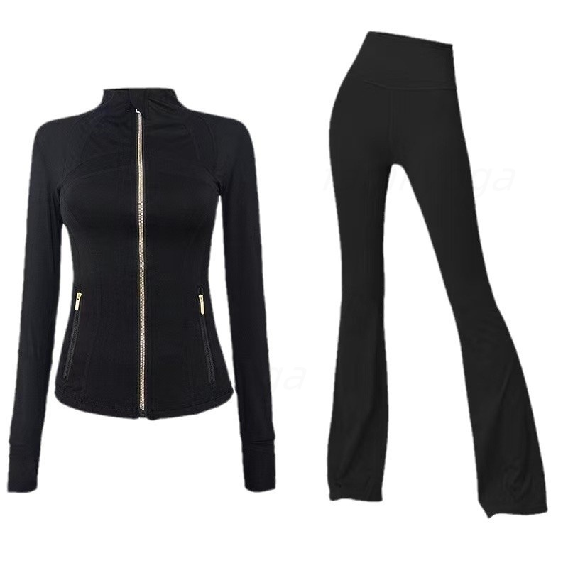 Women Designer Yoga Set Casual Short Sports Workout Set Women Sets Shorts Leggings Jackets Zip Up Coat Elastic Quick Drying And Breathable Gym Suits T