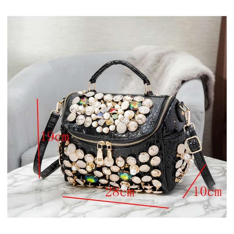 Handbag For Women Purses And Handbag Designer Handmade Women's Bag Casual Black Bucket Female Messenger Shoulder Bag New