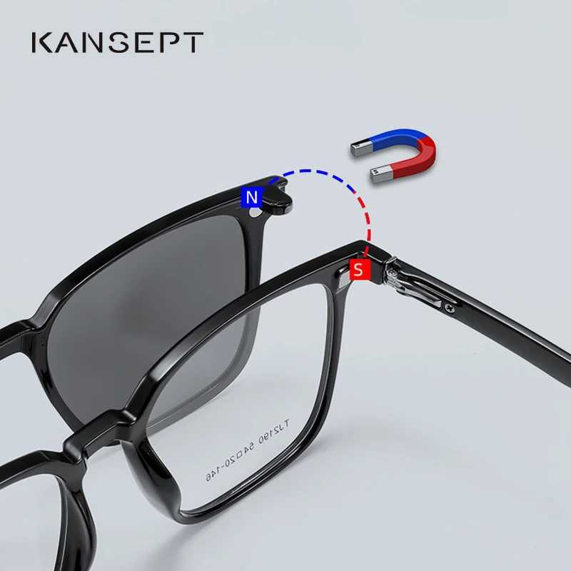 Mens womens polarized sunglasses prescription reading glasses blue light glasses #TJ2190 magnetic clip on optical Myopia glasses W250408