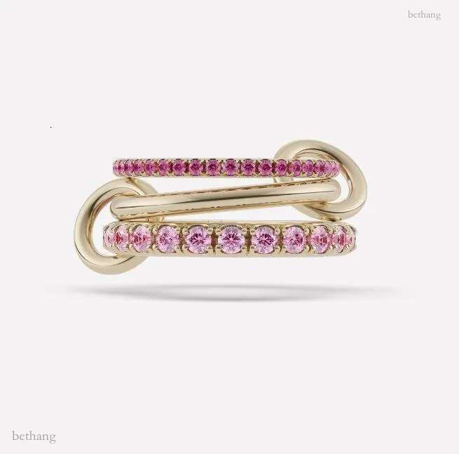 Rings Halley Emerald Gemini Spinelli Kilcol rings brand designer New fine jewelry gold and sterg sier Hydra ked ring for women