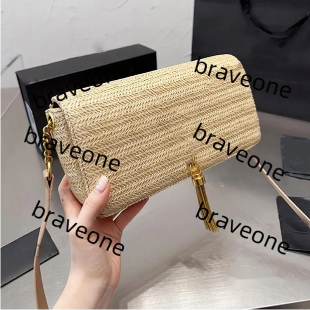 summer crochet beach bag designer bags straw knitting purse beach tote shoulder bags travel cross body bag phone case cardholders with coin pochette luxury handbag