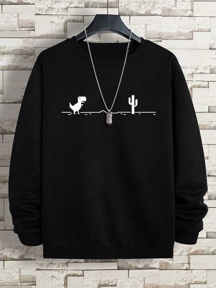 No Internet Server Exception Funny Print Hoody Mens Autumn Hip Hop Streetwear Wool Pulleys Fashion Sweatshirts Couple W250408
