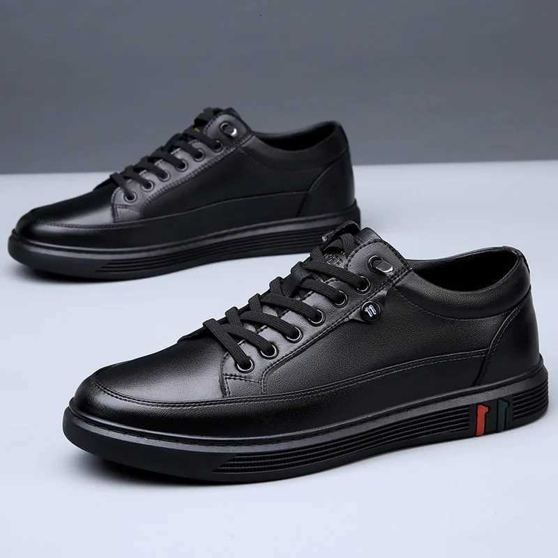 Genuine Leather Men Casual Shoes Breathable Cowhide Man Board Shoes Sapatos Masculino Chaussure Homme Zapatos Casuales Hombre Z251107