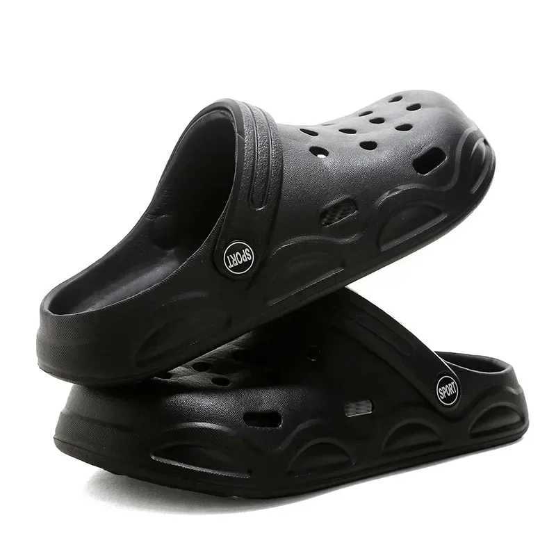 New Summer Mens Slide Mens and Womens Leisure Slide Beach Shoes Home Garden Shoes Outdoor SandalsXJ250407