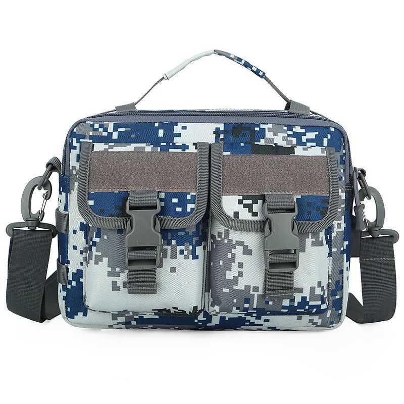 Oulylan Camouflage Shoulder Bag for Men Outdoor Crossbody Back Small Tool Bag USB Charging Handbag Sport Hiking BagC250407