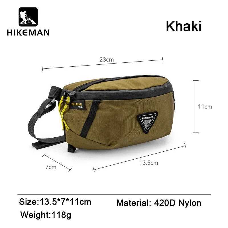 Hikeman Mountaineering Waist Bag Outdoor Sports Pack - Lightweight Cycling Waterproof Bag for Travel/Hiking/BackpackingC250407