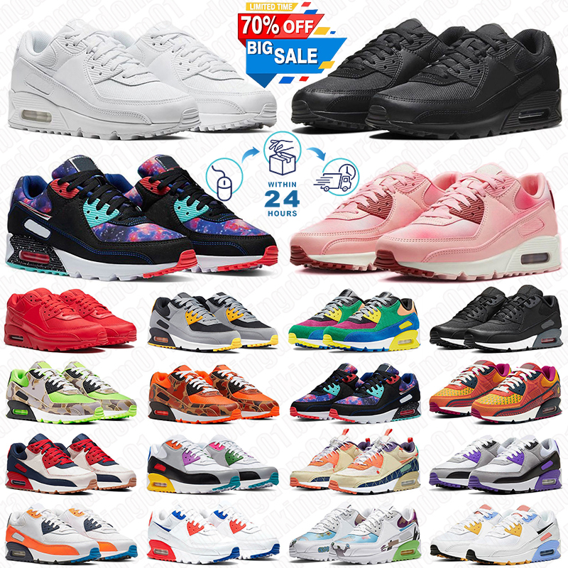 Designer shoes 90 mens 90s running shoes for men women triple white black supernova photon dust green grape Infrared mens women trainers outdoor sports sneakers