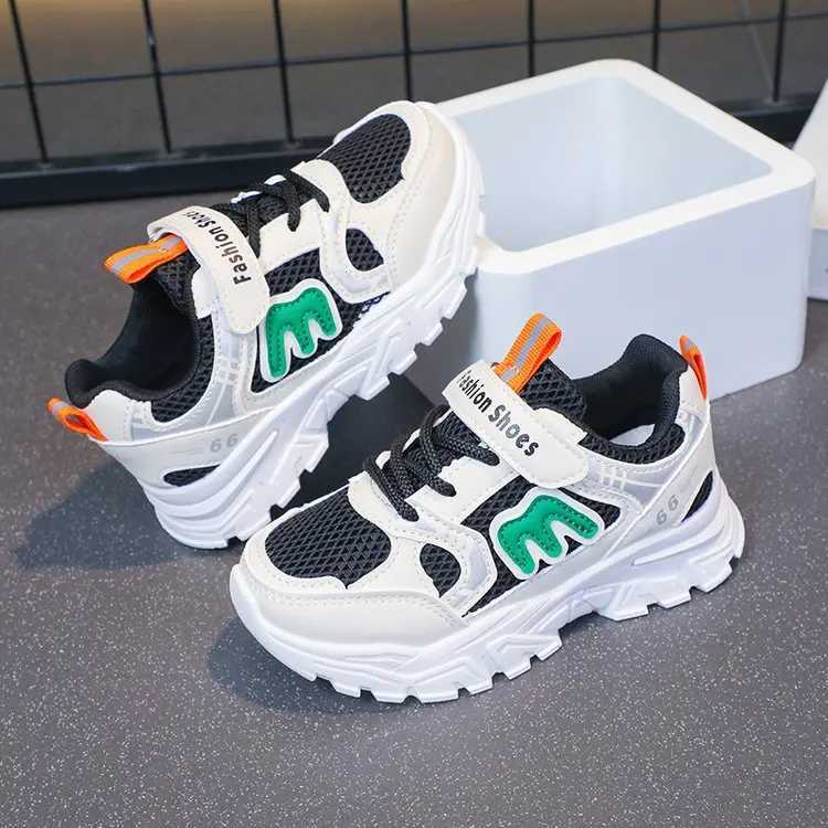 Childrens sports shoes autumn 2025 new breathable mesh running shoes suitable for girls and boys lightweight and durable dad shoes tidal W250407