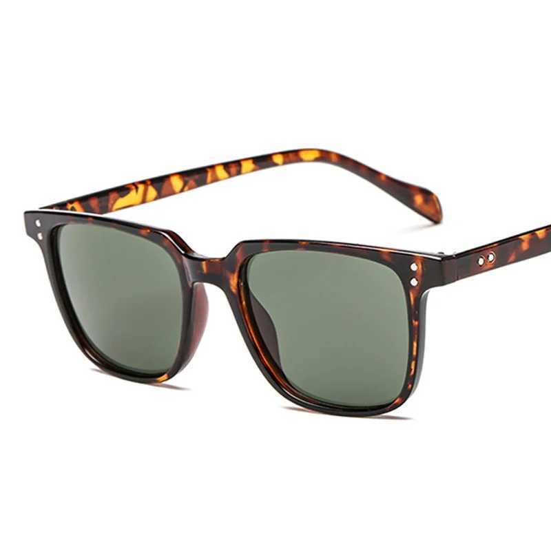 Classic Square Sunglasses Man Brand Designer Retro Black Sun Glasses Male Vintage Colorful Shades Oculos De Sol Masculino Z250411