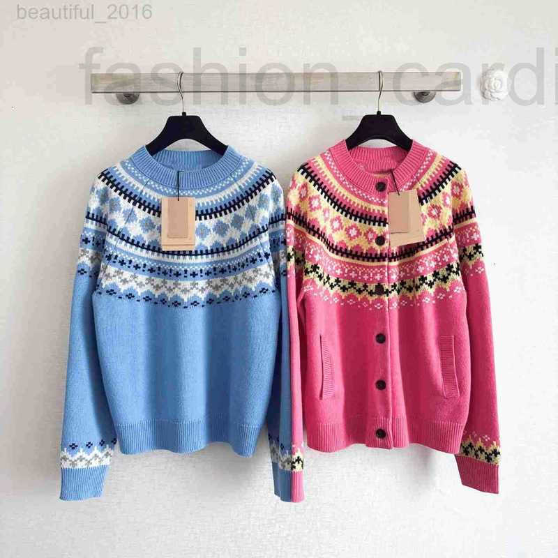 Women's Sweaters Designer Autumn Winter New Knitted Sweater Jacket 0DN3 W9SD