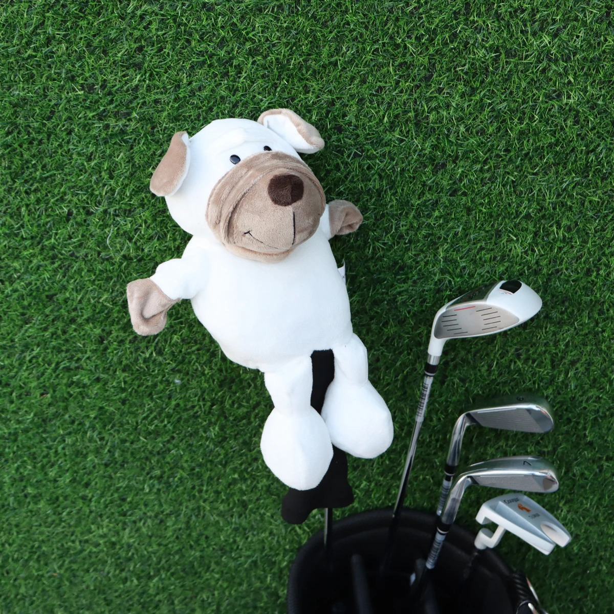Cute Dog Golf Head Cover for Driver 460CC Fairway 35 Hybrid UT Several style for Man and Ladys Golf Life 251104