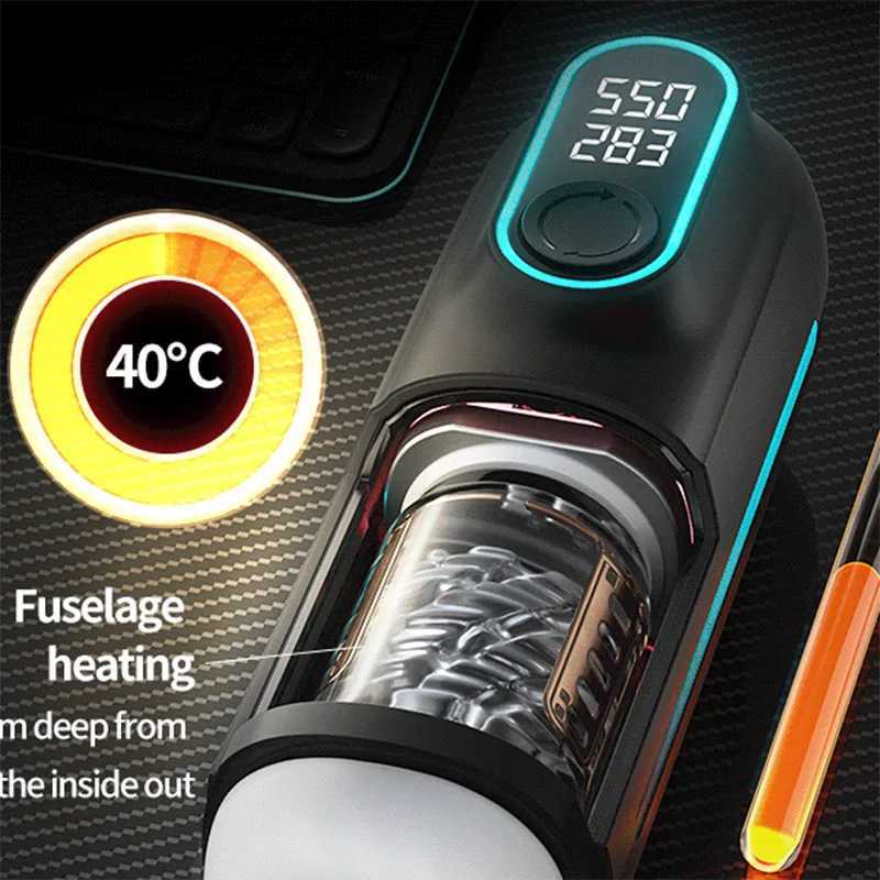 Masturbation Cup Mens New Masturbation Equipment Fully Automatic Telescopic Heating Inverted Mold Masturbation ToyXJ250408