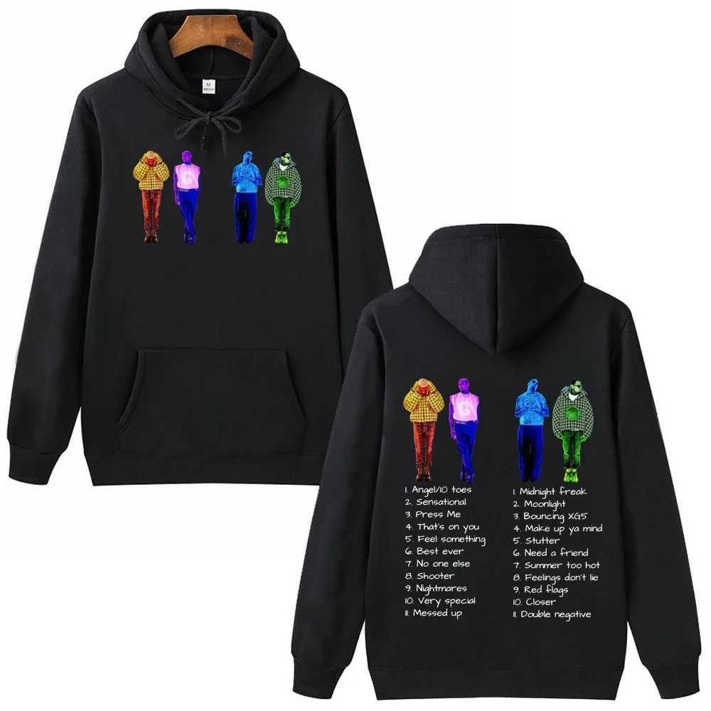 Chris Brown Rap Hoodie Harajuku Pullover Tops Street Clothing Fan Gifts W250408