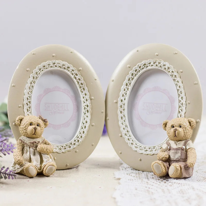 Po frame with cute cartoon suitable for baby resin creative home decoration wedding po frame birthday gift wholesale MF 250408