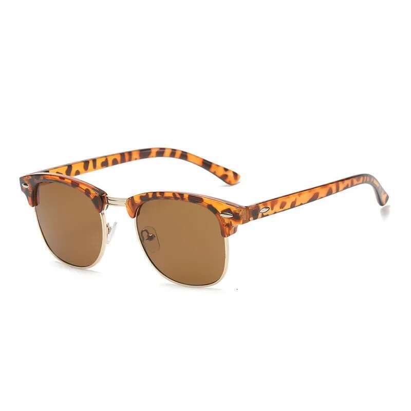 Vintage for Men Women Designer Sunglasses Sunscreen Fishing Outdoor Oval Shape Uv400 Polarized Lens