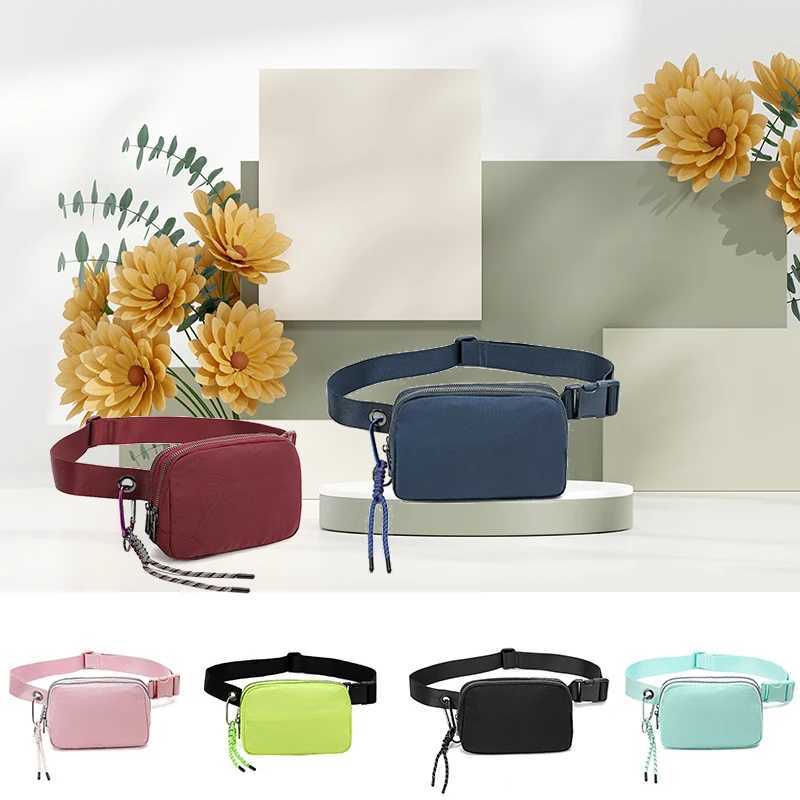 Womens waist bag casual outdoor sports shoulder bag versatile trend phone bag waterproof lightweight shoulder bag Z250407