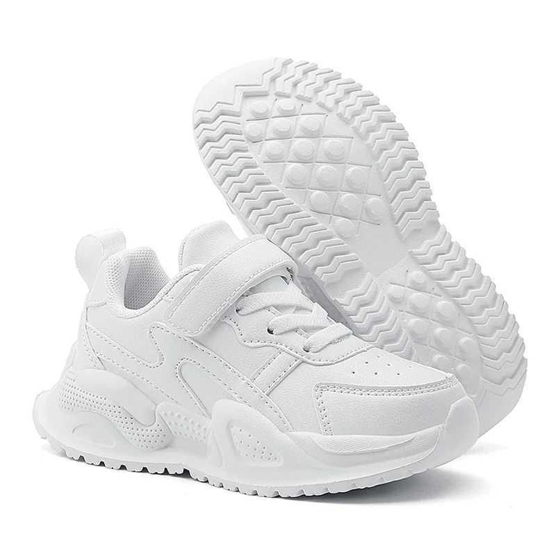 Childrens sports shoes childrens fashion white shoes boys and girls Tenis sports shoes anti slip casual sports shoes outdoor W250407