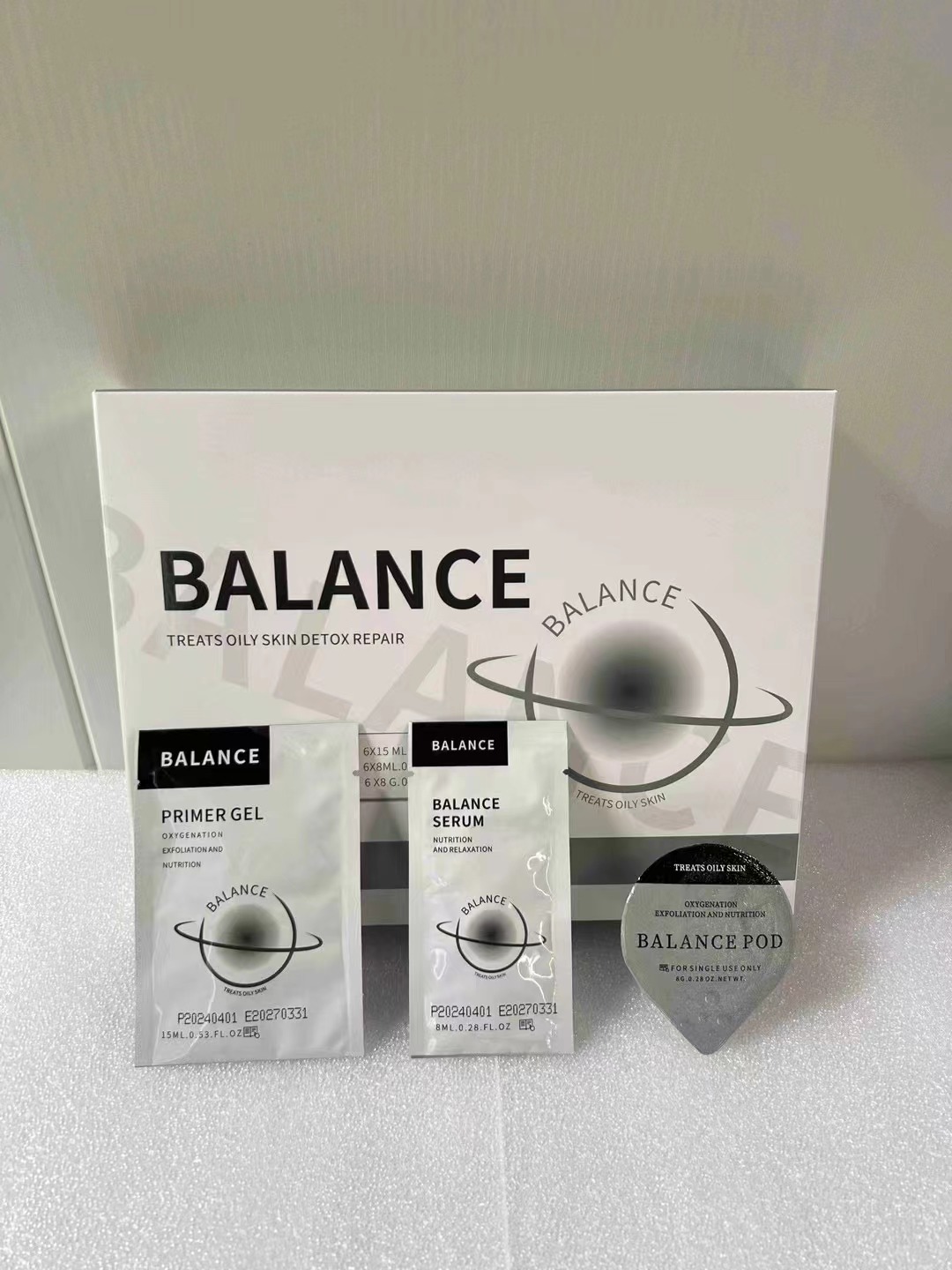 2025 7 flavors Newest HYDRATE DETOX GLAM Oxygen Pods Capsule Serum Bubble Facial Kit For 3 in 1 Oxygen Facial Machine
