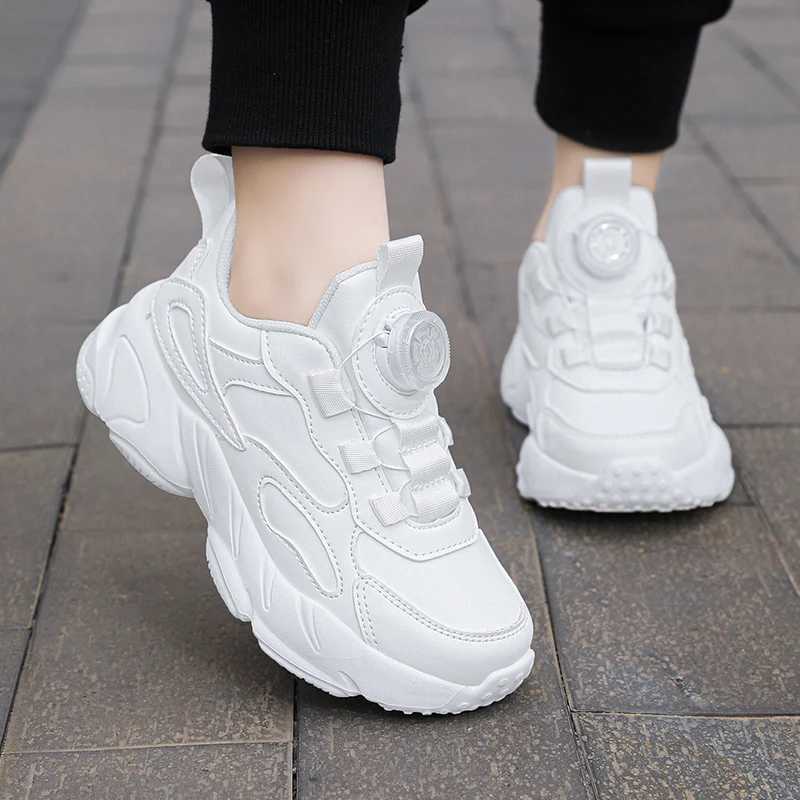 White girls sports shoes childrens shoes spring and summer platform casual sports shoes running sports tennis childrens shoes W250407