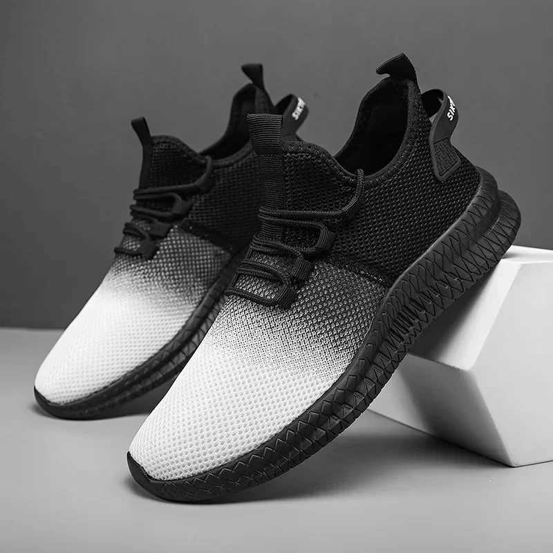 2024 mens sports shoes breathable mens casual shoes outdoor N-Slip M walking lightweight Fi M tennis shoes Y250408