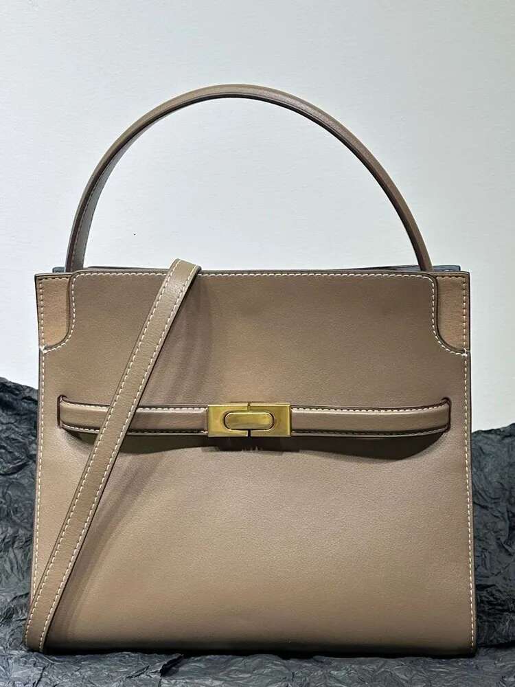 Fashion Totes New Designer Genuine Leather Handbag Office Ladies One Shoulder Underarm Bag Women Square Single Crossbody Bags