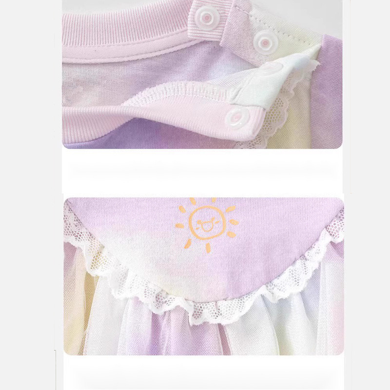 Ddmyshoesvip Children S Clothing Girls Mesh T Shirt New Summer Short Sleeved Pure Cotton Outerwear For Small Medium Sized Babies And Sweet