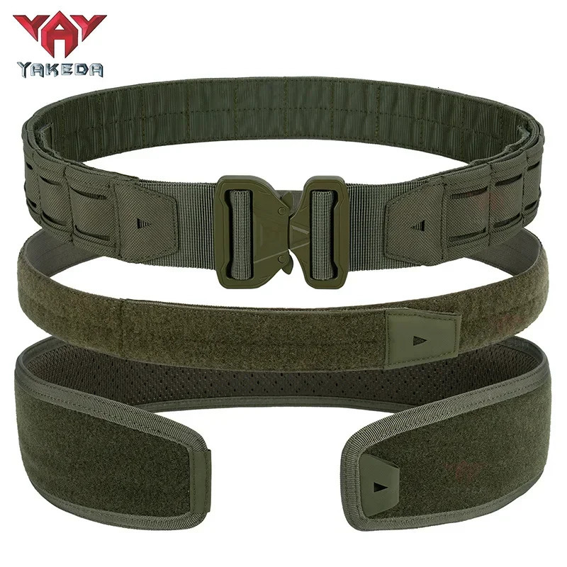 YAKEDA Battle Molle Riggers Belt Duty Belt Heavy Duty Anti-Slip Pad Inner Belt Comb 3-In-1 System 250403