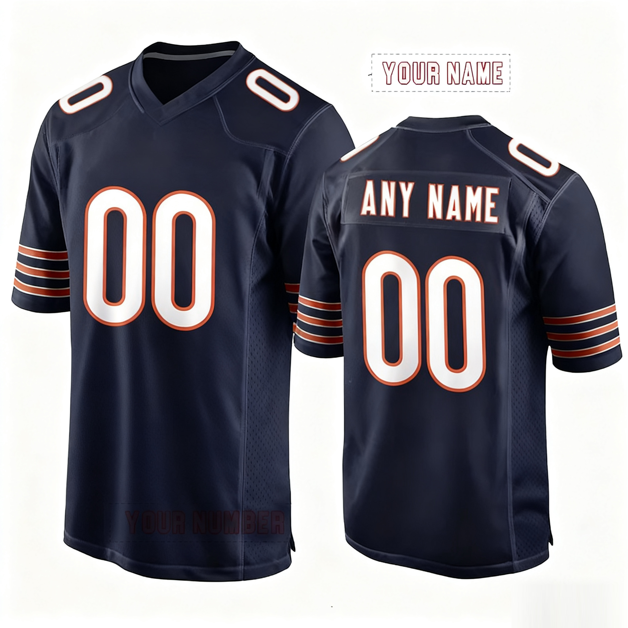 Famous Illinois Football jerseys with embroidered men women youth customized # Williams 18# Payton 34 # Urlacher 54 free shipping custom Jersey