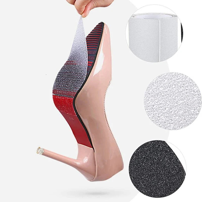Shoe Sole Protector Sneakers Sticker for High Heels Self-Adhesive Ground Grip Shoe Protective Bottoms Outsole Insoles 250407