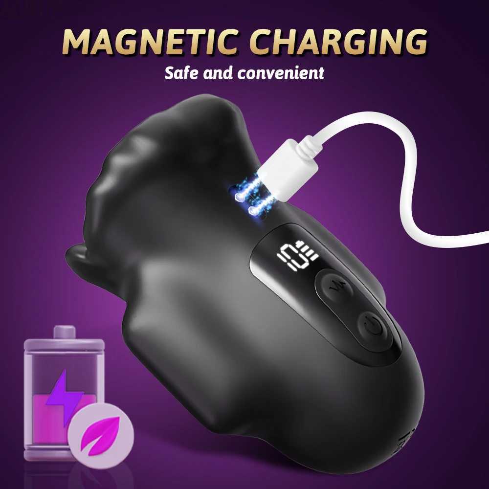 Penis Glans Penis Training Vibrator Male Masturbation Stimulator Massager Vibration Sex ToyXJ250408